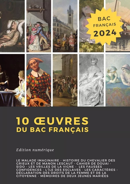 10 œuvres du bac français -  Molière, Abbé Prévost, Arthur Rimbaud - Librofilio