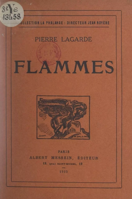 Flammes - Pierre Lagarde - FeniXX réédition numérique