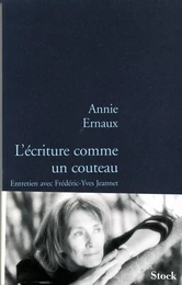 L'écriture comme un couteau