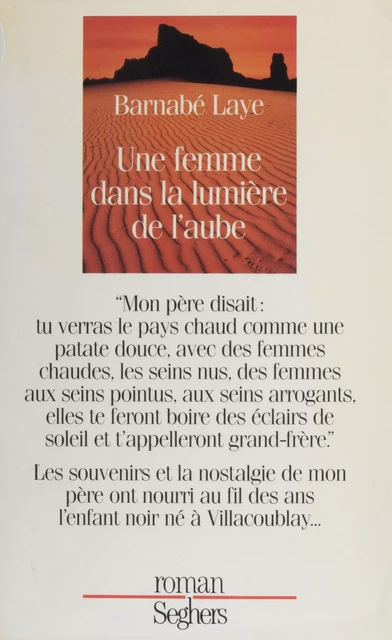 Une femme dans la lumière de l'aube - Barnabé Laye - FeniXX réédition numérique