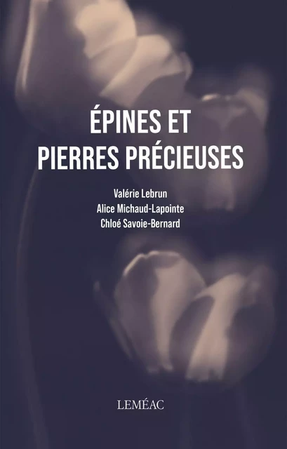 Épines et pierres précieuses - Valérie Lebrun, Alice Michaud-Lapointe, Chloé Savoie-Bernard - Leméac Éditeur