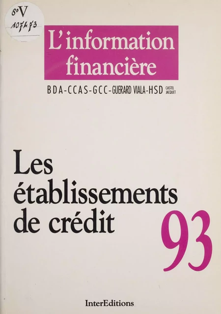 L'Information financière -  Collectif - FeniXX réédition numérique