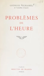 Problèmes de l'heure