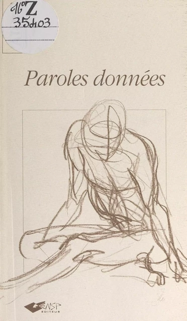 Paroles données -  Aides-Bretagne, Philippe Lecorps, Gwenola Levasseur - FeniXX réédition numérique