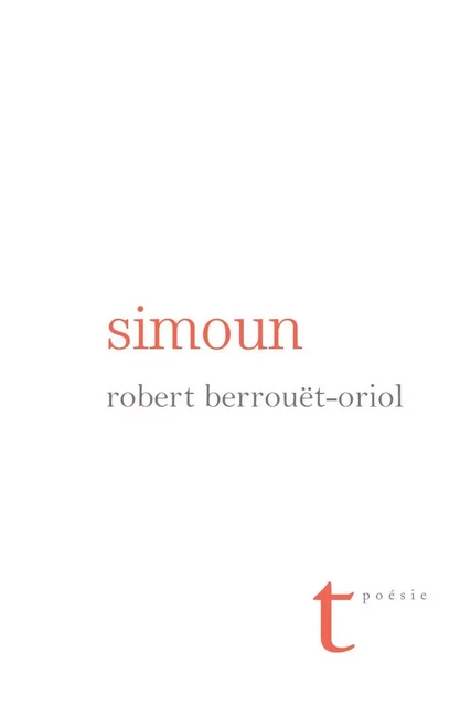 Simoun - Robert Berrouët-Oriol - Groupe Nota bene