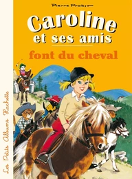 Caroline et ses amis font du cheval