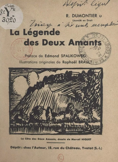 La légende des deux amants - René Dumontier - FeniXX réédition numérique