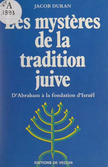 Les mystères de la tradition juive - Jacob Duran - FeniXX réédition numérique