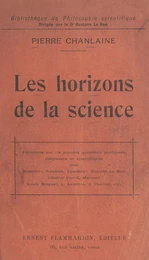 Les horizons de la science