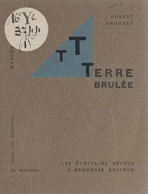 Marche du ciel (1) Terre brûlée - Robert Droguet - FeniXX réédition numérique