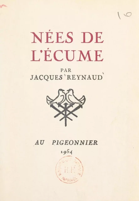 Nées de l'écume - Jacques Reynaud - FeniXX réédition numérique