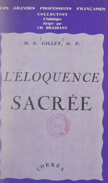 L'éloquence sacrée - Martin Stanislas Gillet - FeniXX réédition numérique