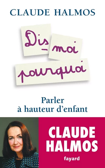 Dis-moi pourquoi - Claude Halmos - Fayard