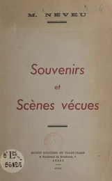 Souvenirs et scènes vécues