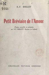 Petit bréviaire de l'amour