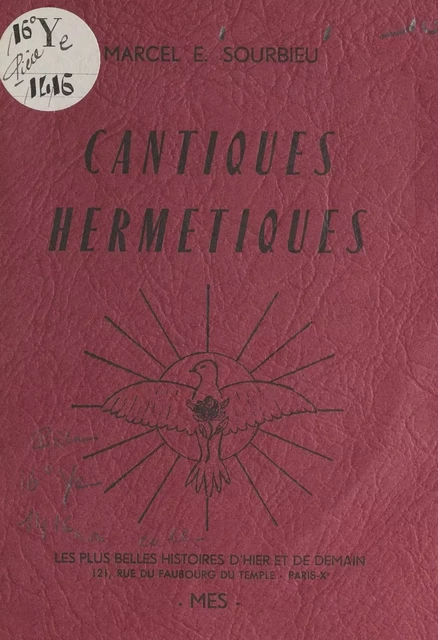 Cantiques hermétiques - Marcel-Émile Sourbieu - FeniXX réédition numérique