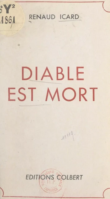 Diable est mort - Renaud Icard - FeniXX réédition numérique