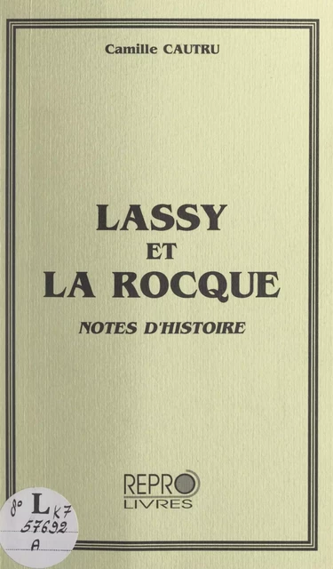 Lassy et La Rocque - Camille Cautru - FeniXX réédition numérique