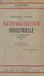 L'expérience française de la nationalisation industrielle et ses enseignements économiques