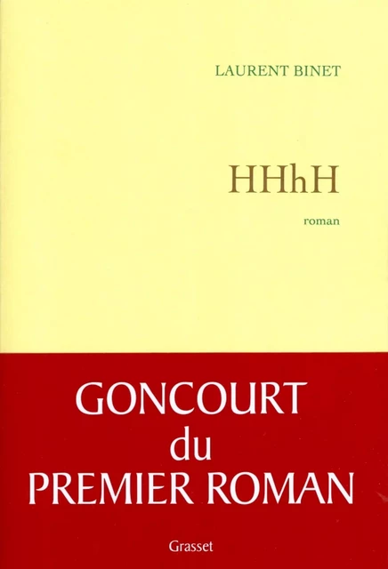 HHhH - Laurent Binet - Grasset