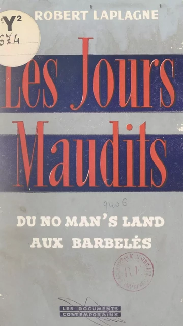 Les jours maudits - Robert Laplagne - FeniXX réédition numérique