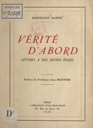 Vérité d'abord