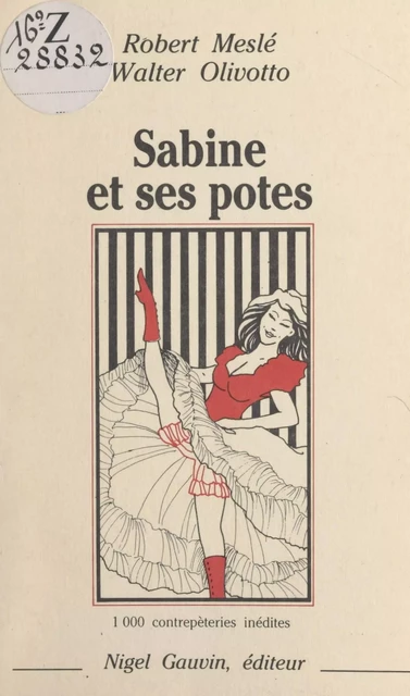 Sabine et ses potes - Robert Meslé, Walter Olivotto - FeniXX réédition numérique