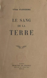 Le sang de la Terre