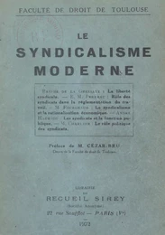 Le syndicalisme moderne