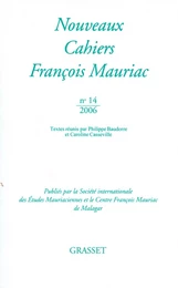 Nouveaux cahiers François Mauriac n°14