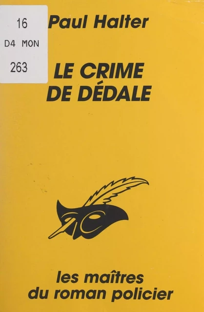 Le crime de Dédale - Paul Halter - (Le Livre de poche) réédition numérique FeniXX