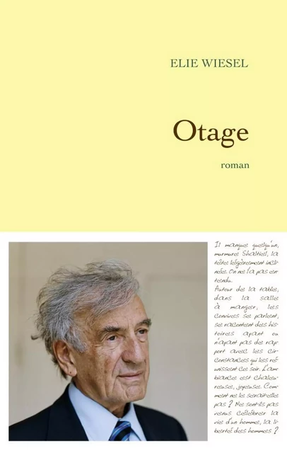 Otage - Élie Wiesel - Grasset