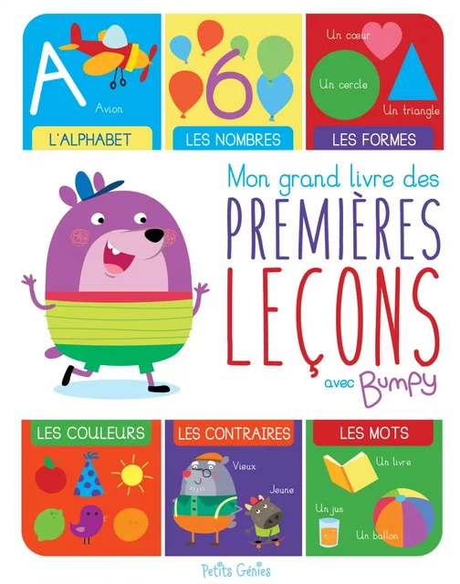 Mon grand livre des premières leçons avec Bumpy - Maud Brougère - Petits Génies