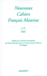 Nouveaux cahiers François Mauriac n°08