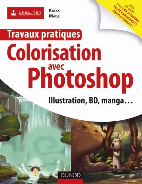 Travaux pratiques de colorisation avec Photoshop -  Kness,  Made - Dunod