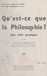 Qu'est-ce que la philosophie ?