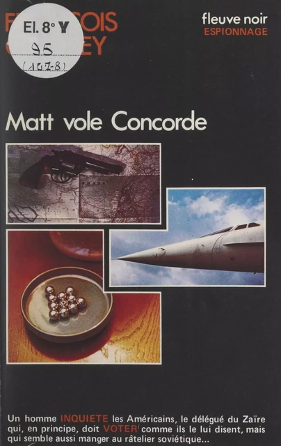 Matt vole Concorde - François Chabrey - (Fleuve Éditions) réédition numérique FeniXX