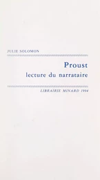 Proust, lecture du narrataire