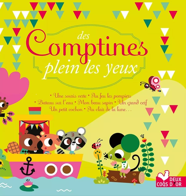 Comptines à écouter - coffret lampe et rondelles -  - Deux Coqs d'Or