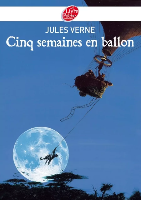 Cinq semaines en ballon - Jules Verne - Livre de Poche Jeunesse