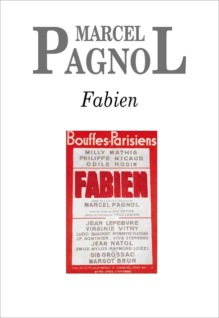 Fabien - Marcel Pagnol - Grasset