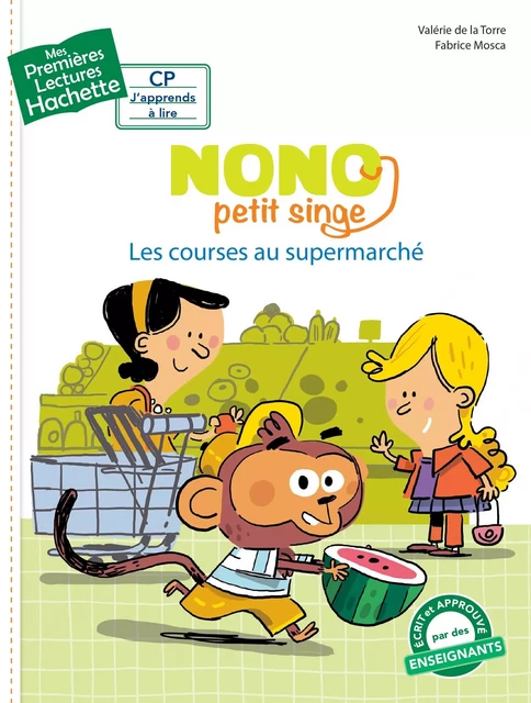 Nono, petit singe - Nono fait les courses - Valérie de la Torre - Hachette Enfants