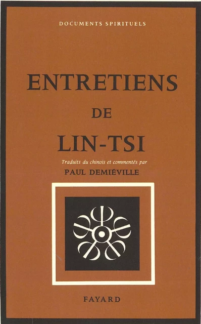 Entretiens de Lin-Tsi -  Collectif - Fayard