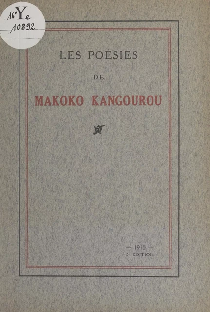 Les poésies de Makoko Kangourou - Makoko Kangourou - FeniXX réédition numérique