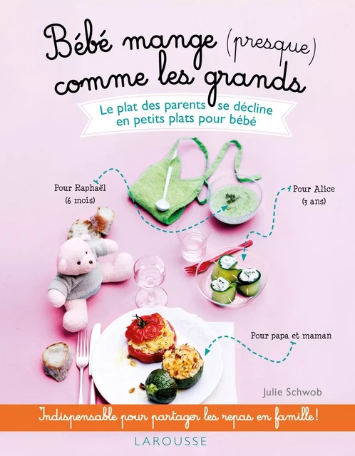 Bébé mange presque comme les grands - Julie Schwob - Larousse