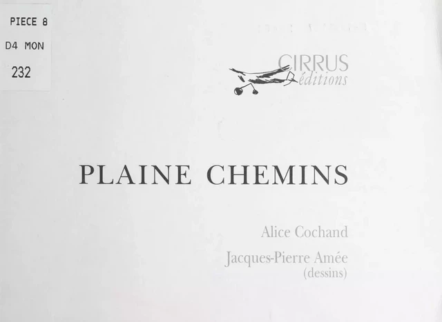 Plaine chemins - Alice Cochand - FeniXX réédition numérique