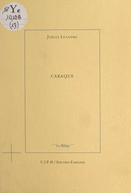 Caraque - Joëlle Léandre - FeniXX réédition numérique