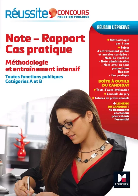 Réussite Concours Note-Rapport-Cas pratique - Yolande Ferrandis - Foucher