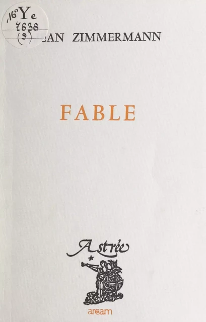 Fable - Jean Zimmermann - FeniXX réédition numérique