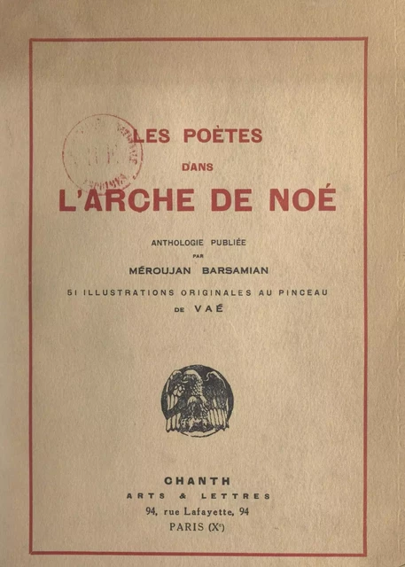 Les poètes dans l'arche de Noé -  Collectif - FeniXX réédition numérique